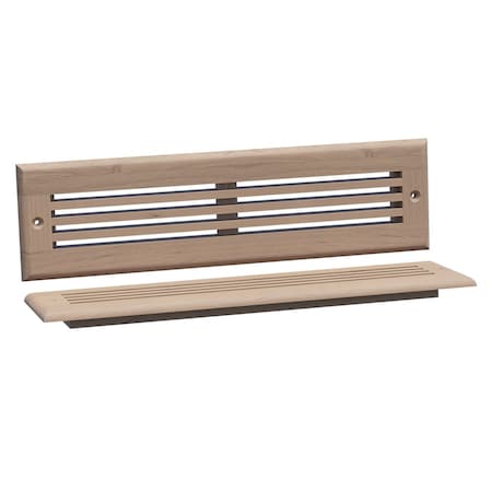 Designs Of Distinction 13.75"W Linear Style Toe Kick Vent - Alder 01992212AL1